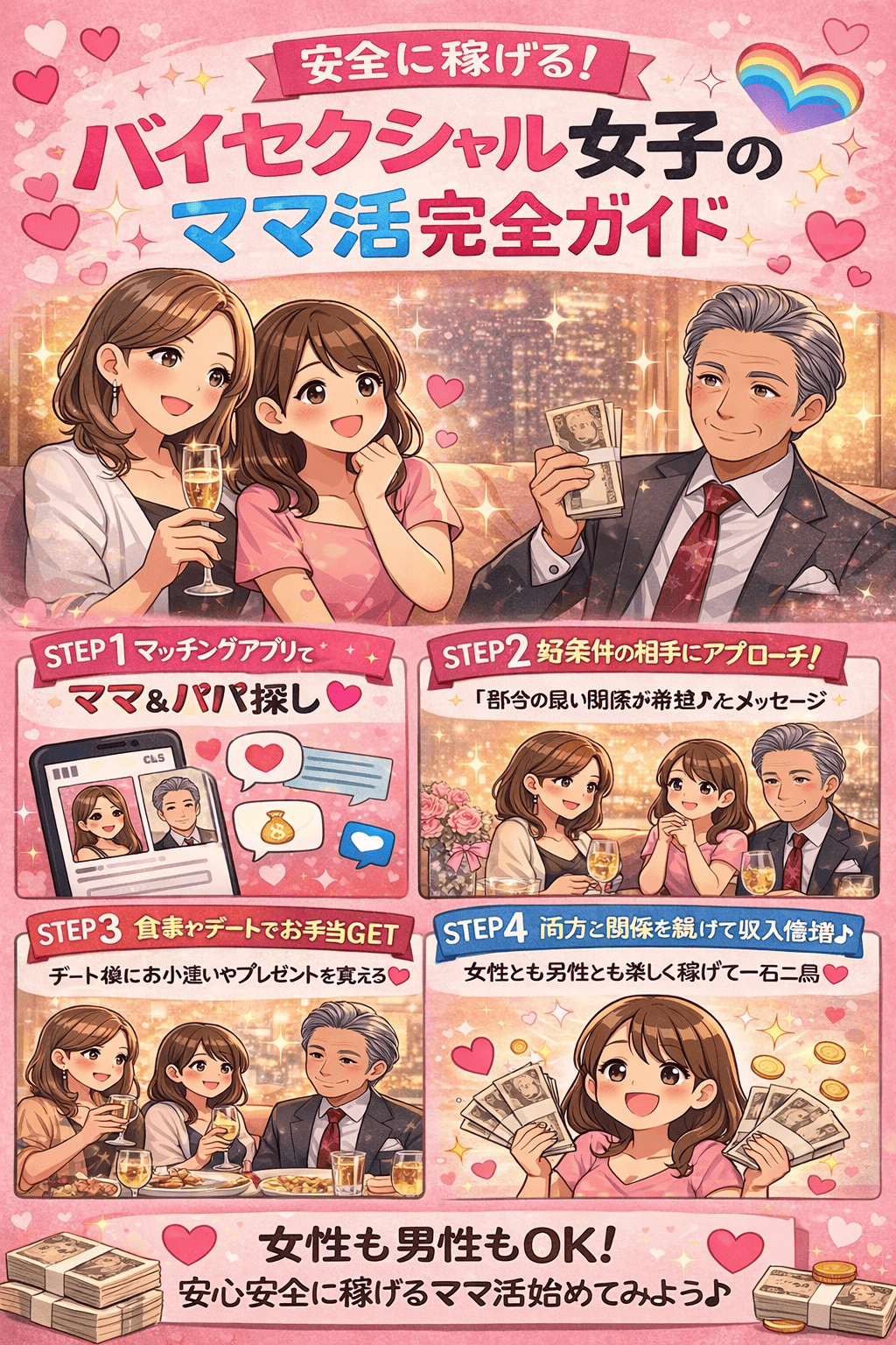 🌈 バイセクシャル女子のママ活完全ガイド 💕